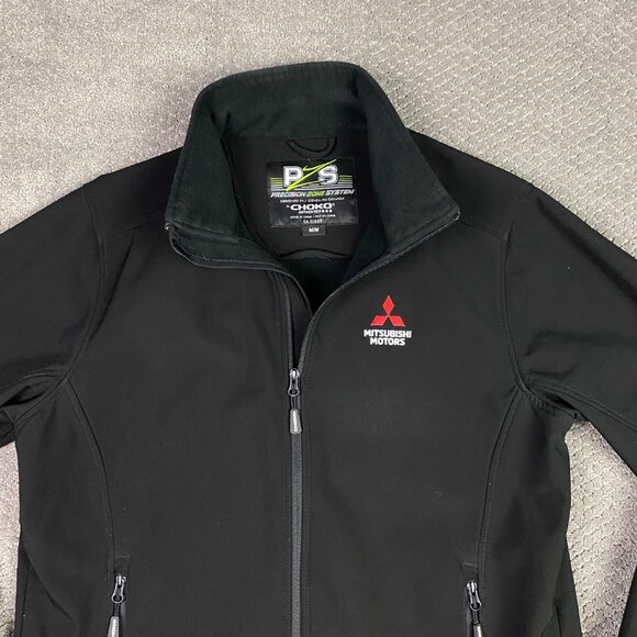 Mitsubishi Motors Soft Shell Jacket Men's Medium Black Choko PZS Precision Zone - Picture 4 of 11